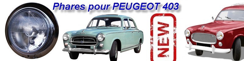 Phares pour PEUGEOT 403