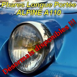 Phares Longue Portée ALPINE A110