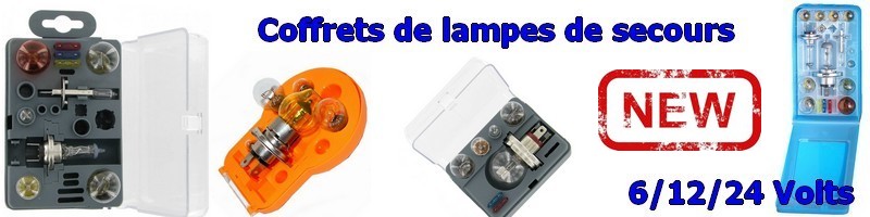 Coffrets de lampes de secours