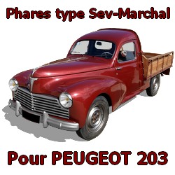 Phares pour PEUGEOT 203