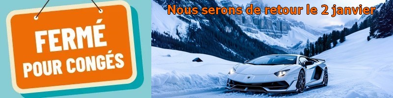 Fermeture pour congés Noël 2024