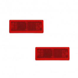 Jeu de 2 catadioptres rouge pour RENAULT R5, R15 et R17