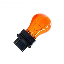 Lampe 12 volts 27/7 Watts WEDGE Ambre à culot W2.5X16q